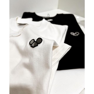TEE MINI LOGO đen - ÁO THUN basic CHUỘT TRẮNG