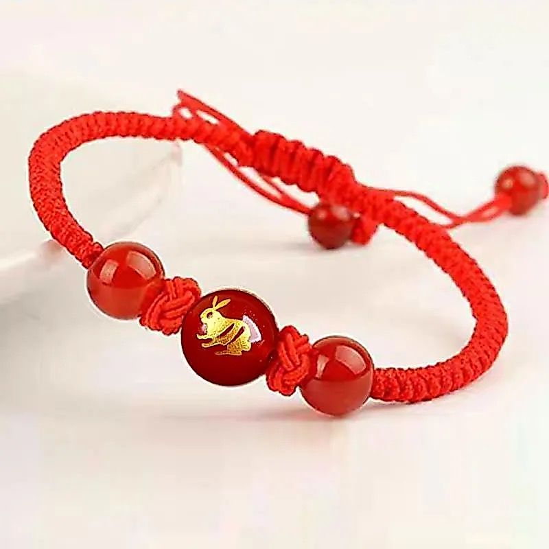 Benming Năm Cung Hoàng Đạo Benming Phật Dây Đỏ Vòng Tay Cung Hoàng Đạo Dây Đỏ Vòng Tay Nam Nữ Tay Dệ