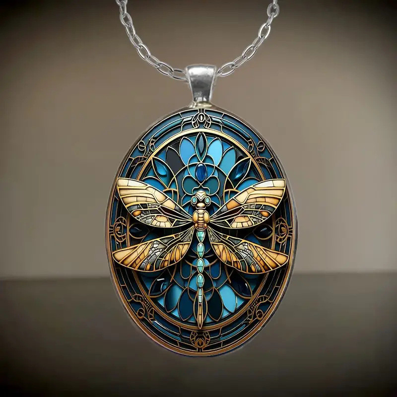 Bên ngoài Lost Bohemian Style Dragonfly, Vòng cổ móc khóa,
