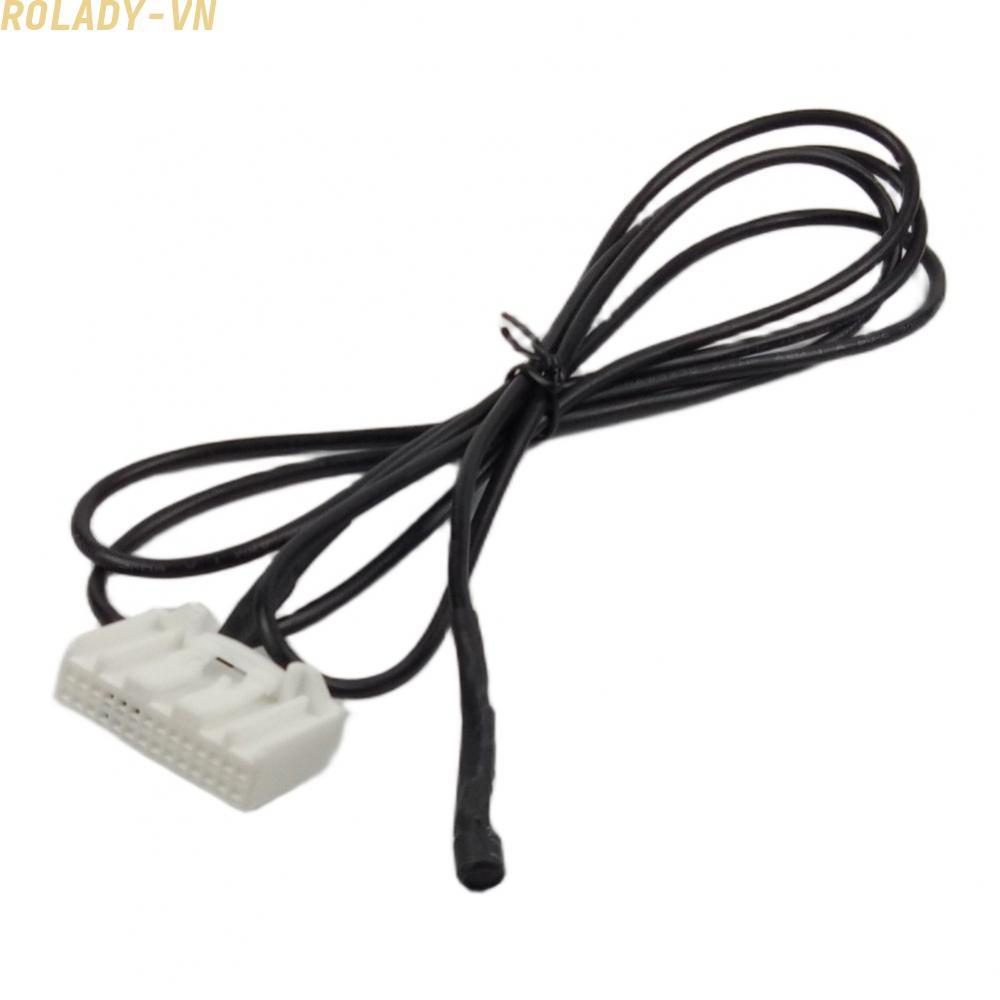 #ROYALLADY#Direct Connect CD Player Wiring Harness and Mic Cable for For TOYOTA 2015 Onward
