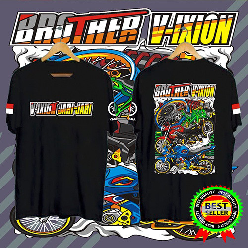 Áo thun Yamaha Brother V-ixion màu đen