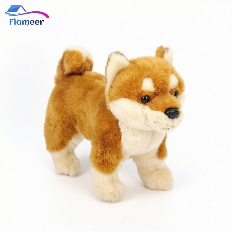 Mềm Akita Inu Đồ Chơi Nhồi Bông Đứng Chó Akita Đồ Chơi Nhồi Bông Mũm mĩm Thoải Mái Cho Bé, Mầm Non