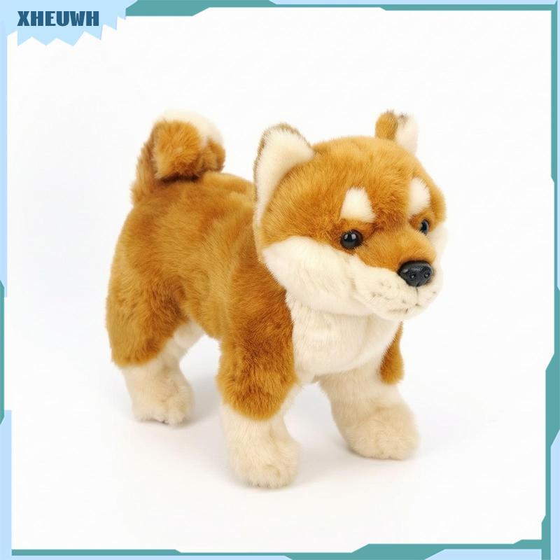 Mềm Akita Inu Đồ Chơi Nhồi Bông Đứng Chó Akita Đồ Chơi Nhồi Bông Mũm mĩm Thoải Mái Cho Bé, Mầm Non