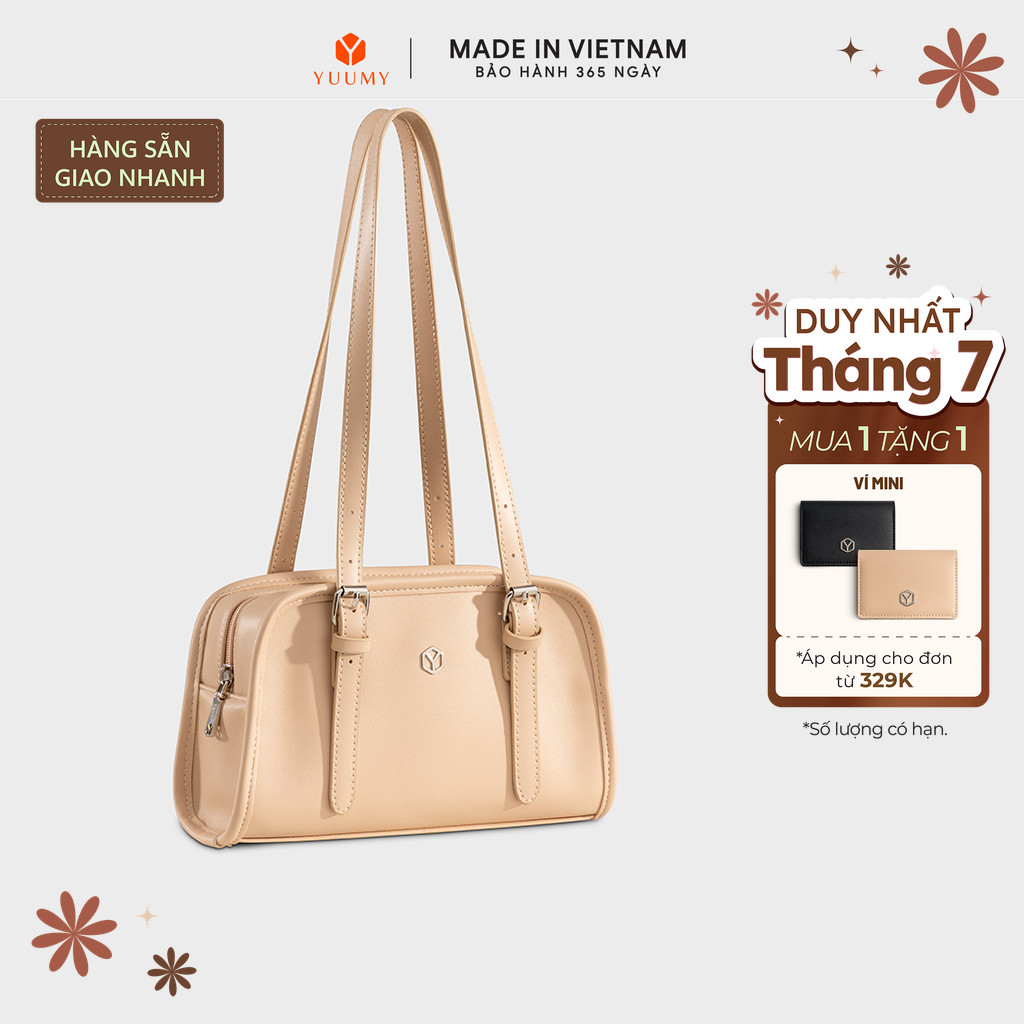 Túi Yuumy ( Thời trang nữ túi tote dáng hộp size 25- Túi xách da Seasand YTX72) Bagsmart