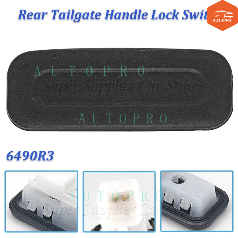 Mới 1 Phía Sau Thân Xe Đuôi Boot Tay Cầm Khóa Công Tắc Cho Citroen C5 Cho Citroen C4 Picasso Mk1 Cho