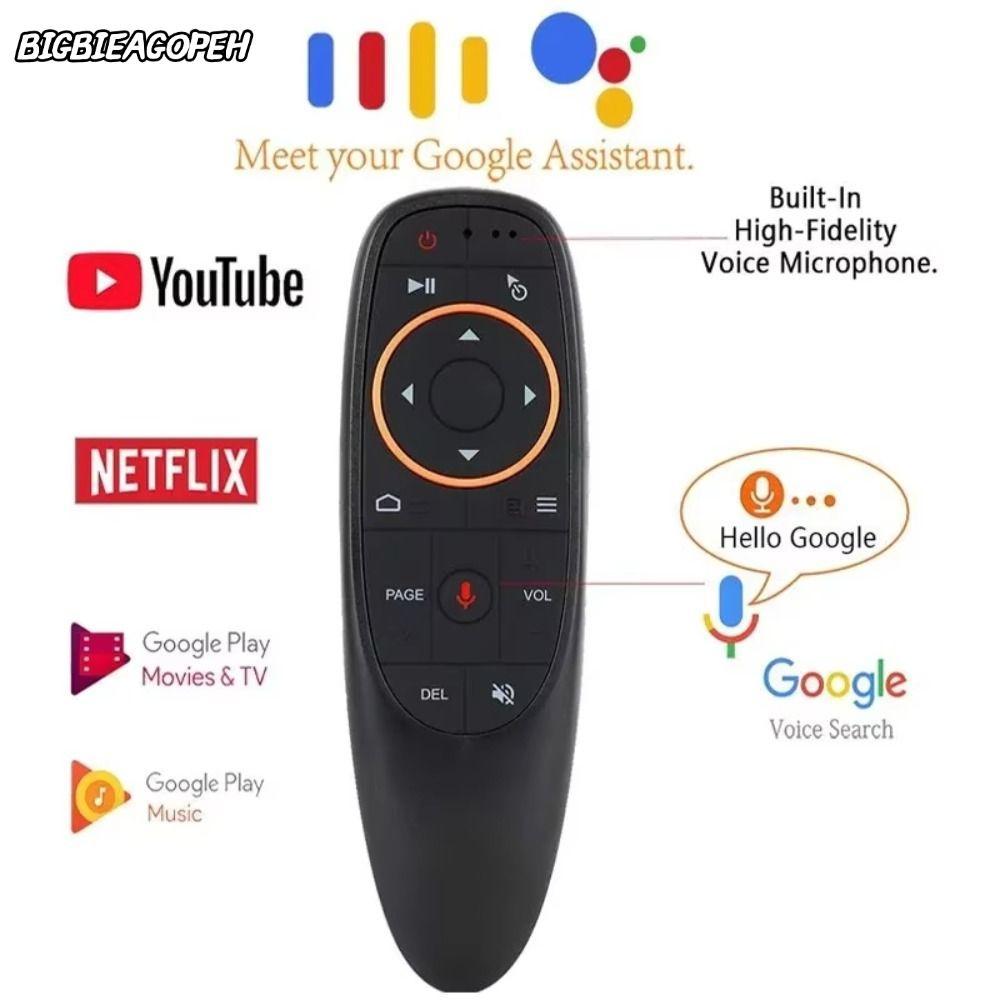 Điều khiển từ xa không dây BIGBIEAGOPEH 2.4G, Điều khiển từ xa bằng giọng nói chuột không khí G10S đ