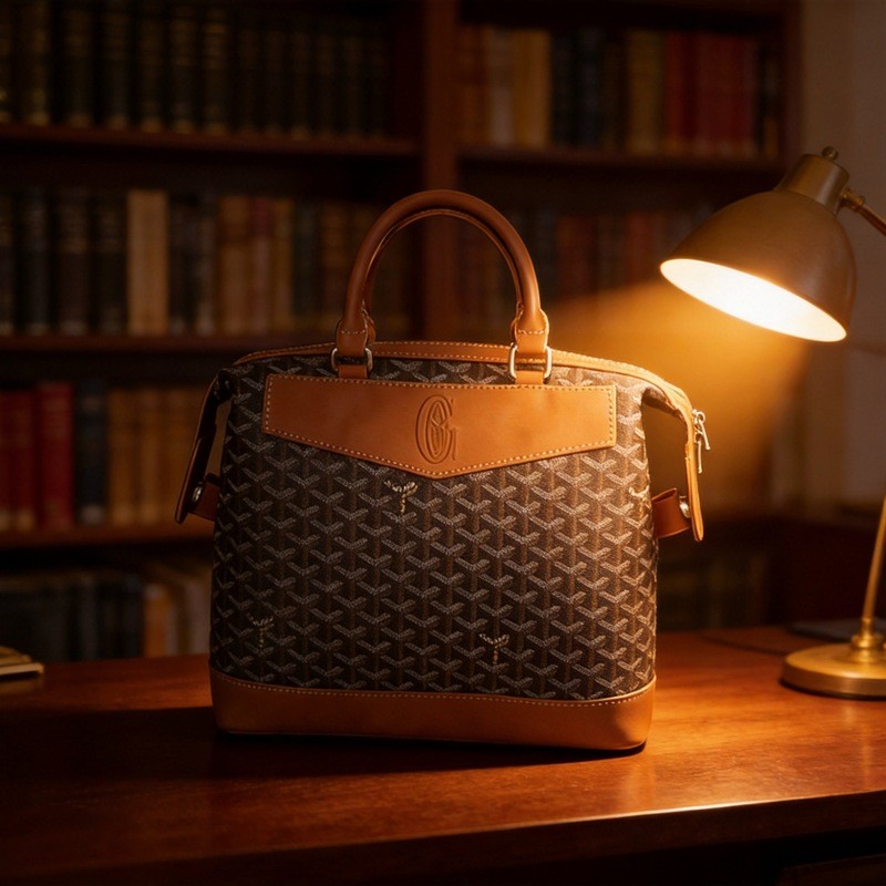 Phong Cách Mới Goyard Chó Răng Cặp Cisalpin Máy Tính Tập Tin Túi Di Động Messenger Túi Đi Lại Túi Na