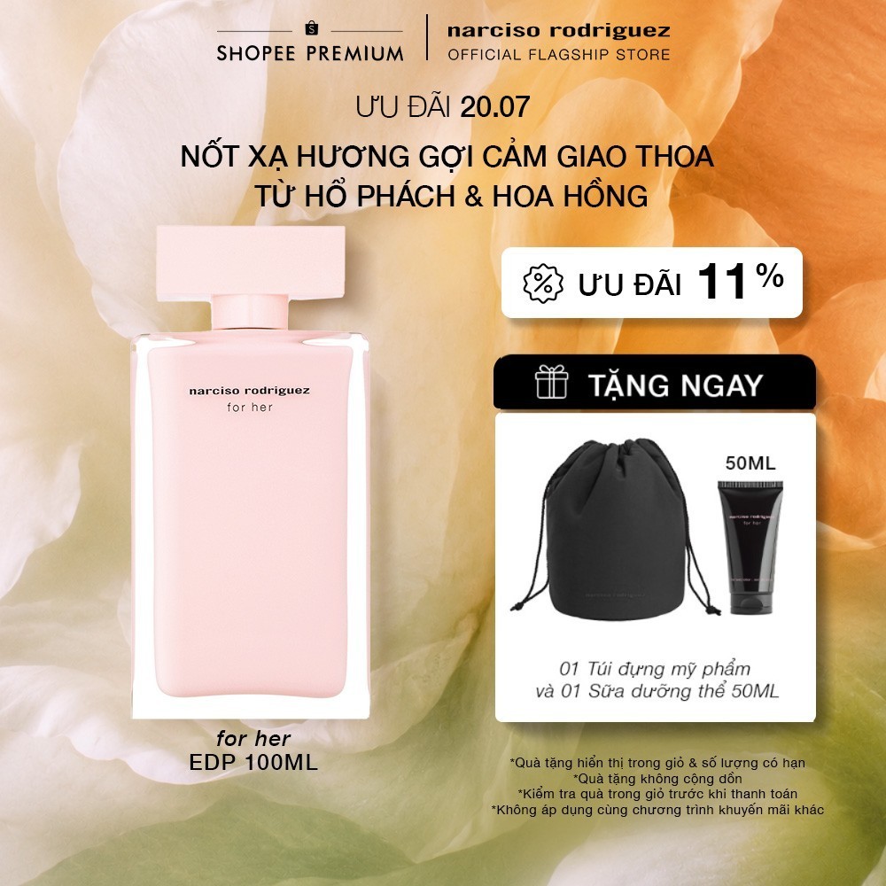 Nước Hoa nữ Narciso Rodriguez For Her Eau De Parfum 100ml