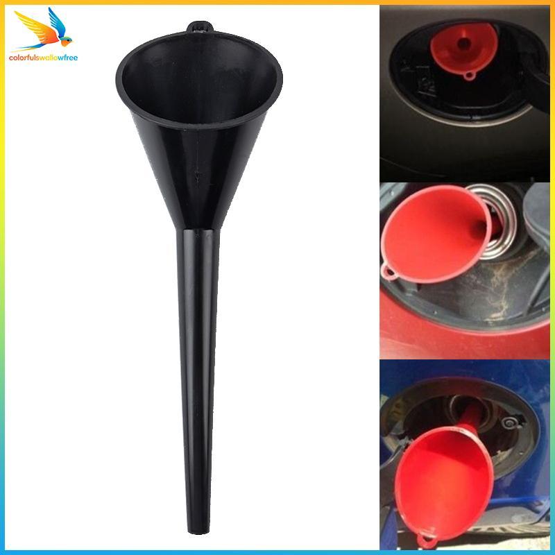 Colorfulswallowfree Car Refueling Phễu dầu dài Ne bằng nhựa đa chức năng cho tất cả các loại dầu ô t