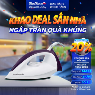 Bàn ủi khô bluestone dib-3726 1300w - thiết kế gọn nhẹ, nhanh nóng - bảo hành 2 năm