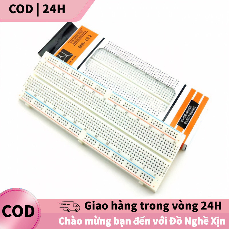 [COD] Breadboard MB-102 830 lỗ testboard cho Arduino Raspberry Pi
