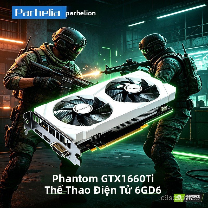 Card màn hình rời Huanri GTX 1660 Ti / 1660S gaming chuyên nghiệp cho PC, hiệu năng mạnh mẽ, bán chạ