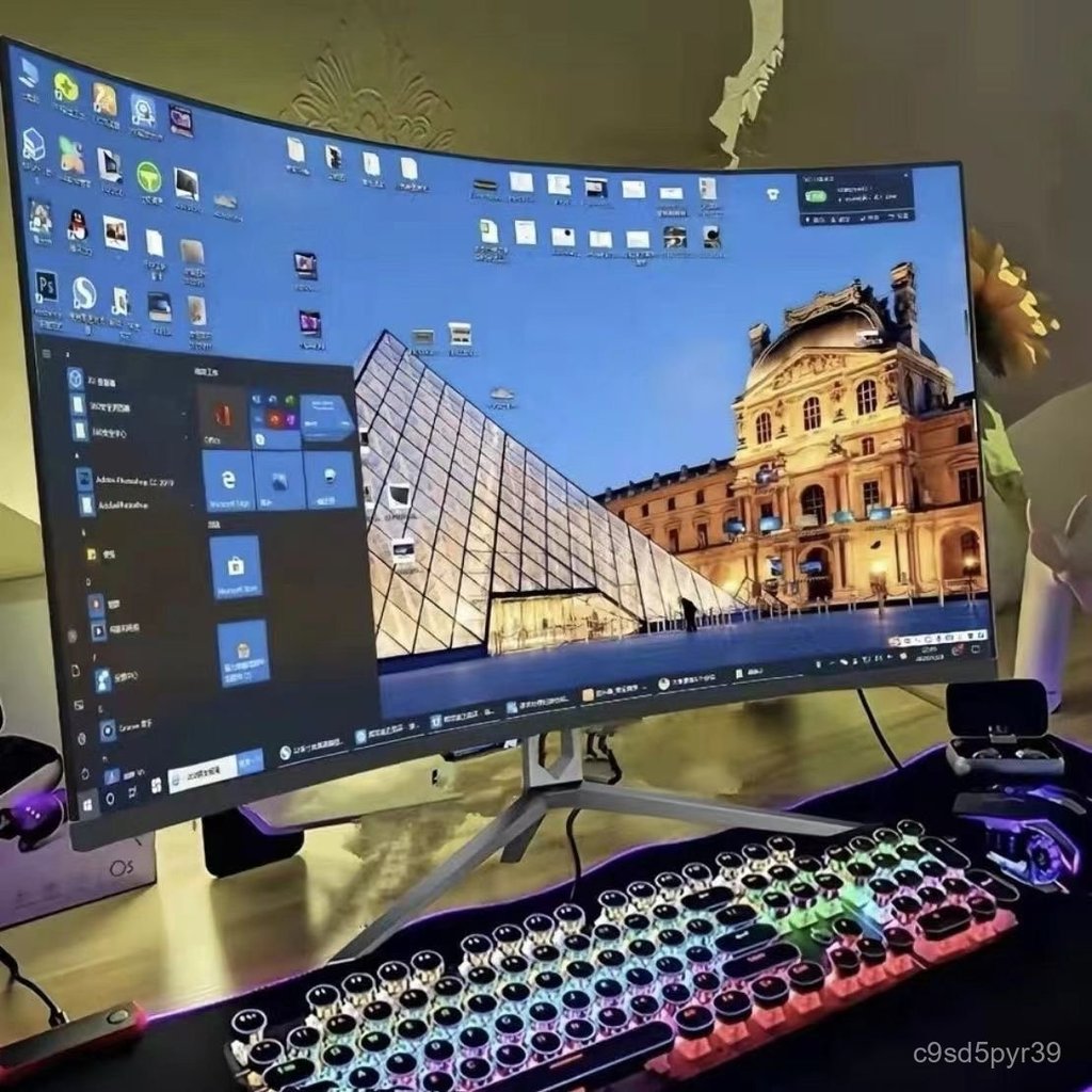 Màn hình cong chơi game 24 27 32 inch 2K 144Hz 4K 165Hz LCD sắc nét cao cấp chính hãng bền đẹp giá r