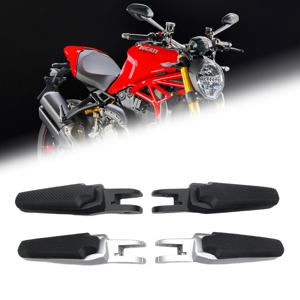 Thích hợp cho Ducati Monster Monster 1200 821 Bàn đạp phía trước phía sau Bàn đạp cao su Pad