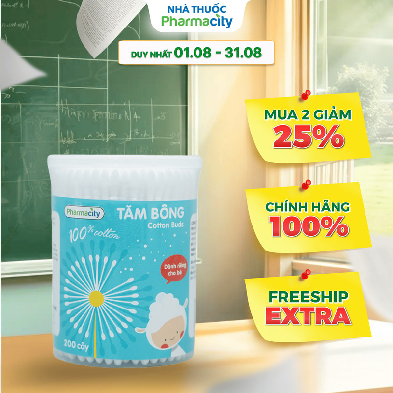 Tăm bông trẻ em Pharmacity