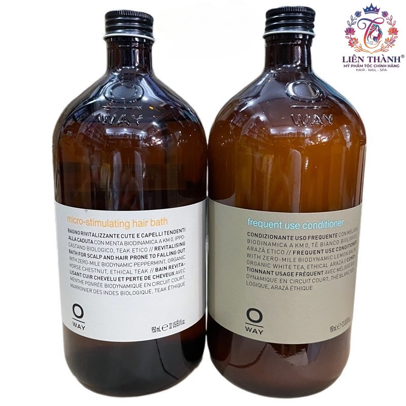 DẦU GỘI XẢ CHỐNG RỤNG OWAY MICRO-STIMULATING HAIR BATH 950ML/950ML ( New ) .LT