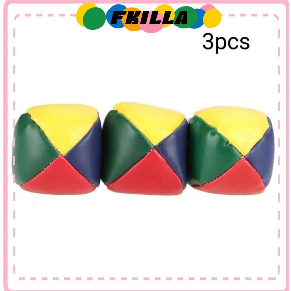 FKI 3 Quả bóng Juggling Fun Learn to Juggle Professional Beginner Kit