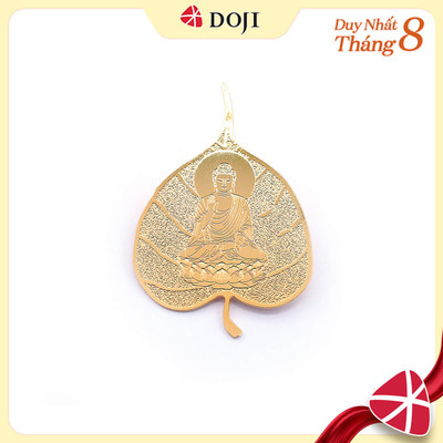 (Độc quyền - Hỏa tốc HCM) Cài Áo Hình Lá Bồ Đề Phong Thủy May Mắn - DOJI