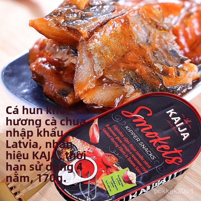 Cá mòi xốt cà chua nhập khẩu Latvia miếng thịt lớn ăn liền 170g dinh dưỡng cao cấp bán chạy giao nha