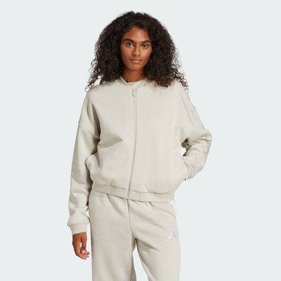 adidas Phong cách sống Áo Khoác Bomber Logo Đương Đại Essentials Nữ Be JD9972