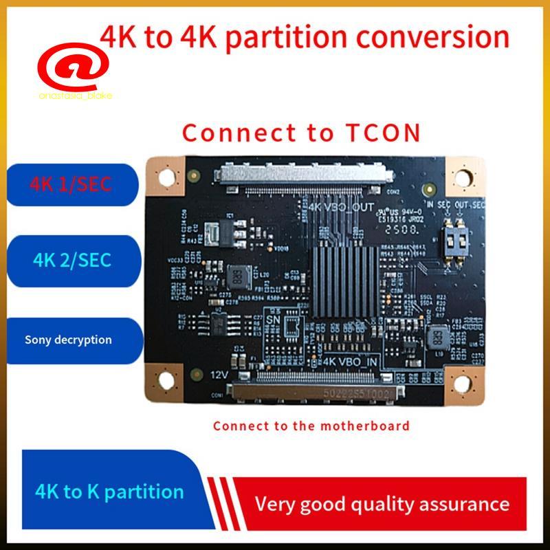 Bảng phóng đại hình ảnh màn hình TV 4K 60hz sang 4K 60Hz Tấm chuyển đổi để thay đổi màn hình phân vù