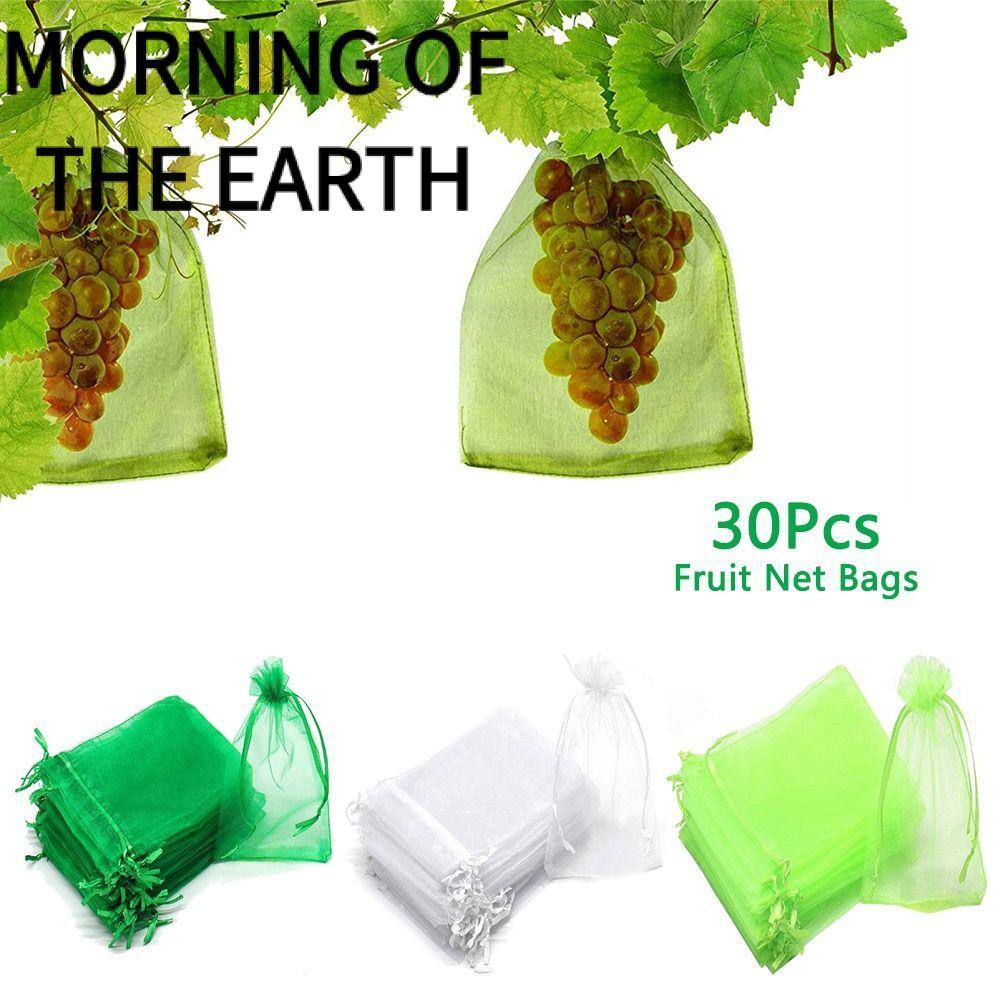 MORNING OF THE 30 Chiếc Túi Trái Cây Kiểm Soát Dịch Hại Nylon Bảo Vệ Trái Cây Bảo Vệ Thực Vật Hoa Ra