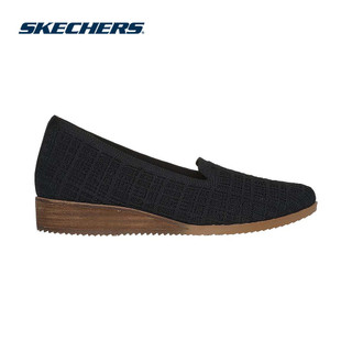 Giày Búp Bê Nữ Skechers Modern Comfort Cleo Sawdust - 158466-BLK Air-Cooled Memory Foam