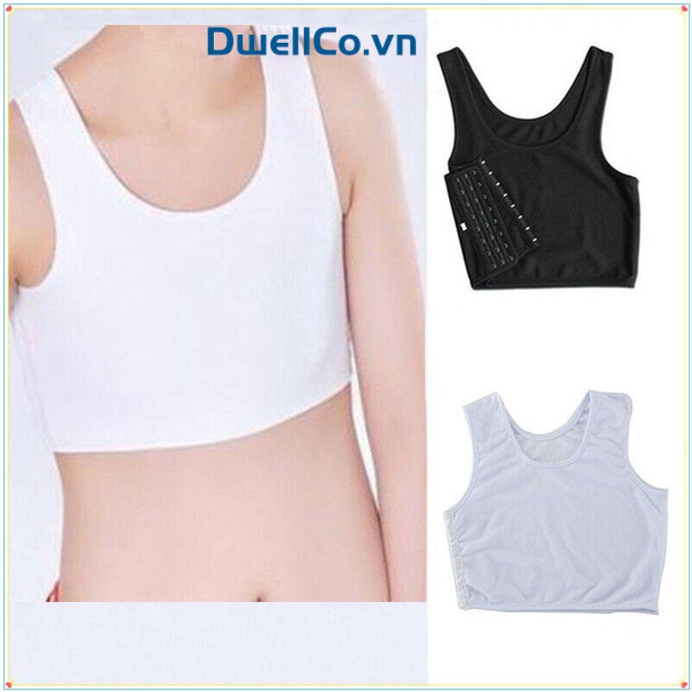 DWELLCO Áo Quần Lót Ngực Tank Tops Ngực Shaper Đồng Tính Nữ Tomboy