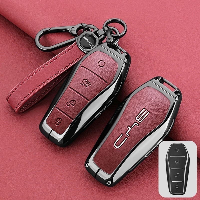 22-26 Mới BYD Ocean Series Seal Dolphin Seagull Sea Lion Destroyer Key Case Clasp Case