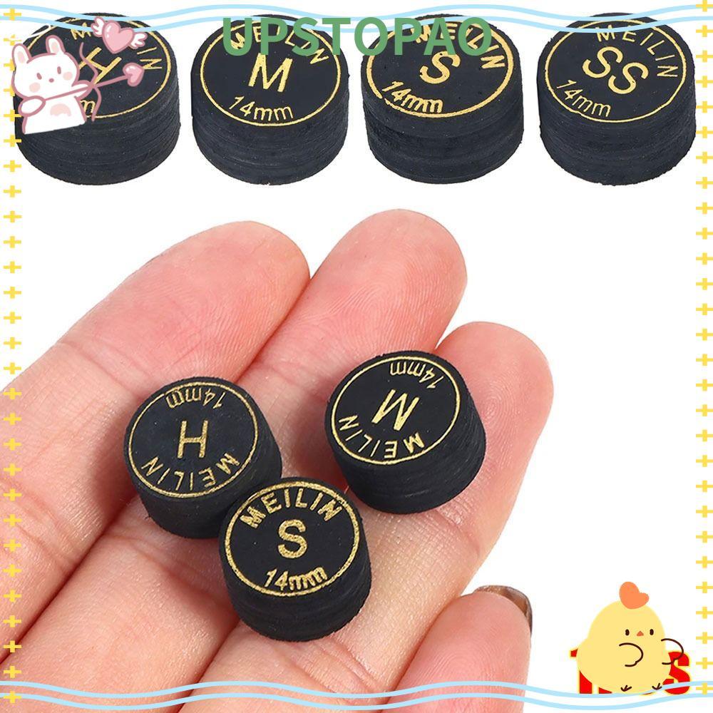 UPSTOPAO 1 Cái Billards Cue Tips, H / M / S / SS Snooker Pool Billards Tip, 9 Lớp 14mm Cực Phụ Kiện 