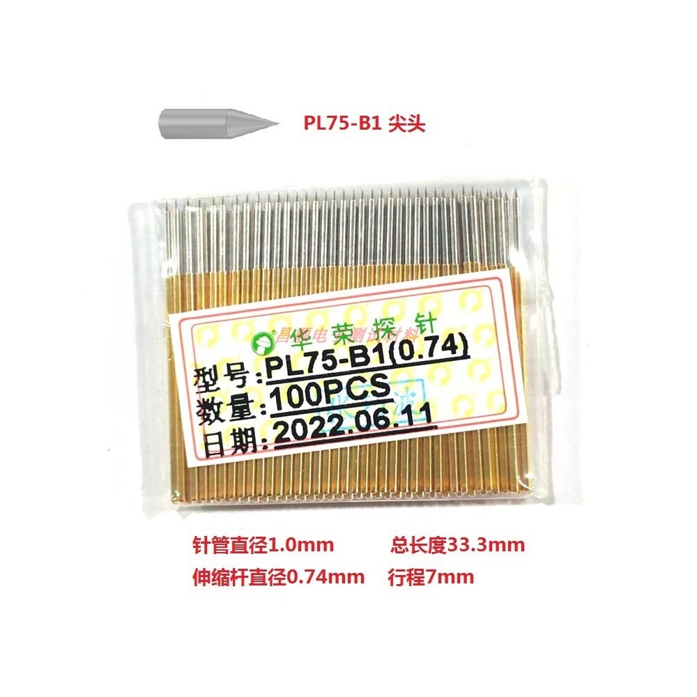 Huarong Probe PL75-B1 Test Pin Lò Xo Thimble Kẹp Giá Đỡ Pin Bảng Mạch Đốt Pin