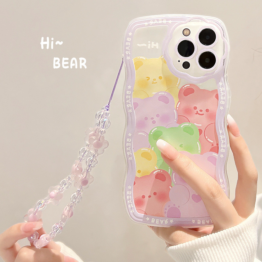 Phim hoạt hình chính hãng iphone13 Thích hợp cho Apple 12 Vỏ điện thoại 15pro max Trong suốt 11 Nữ X