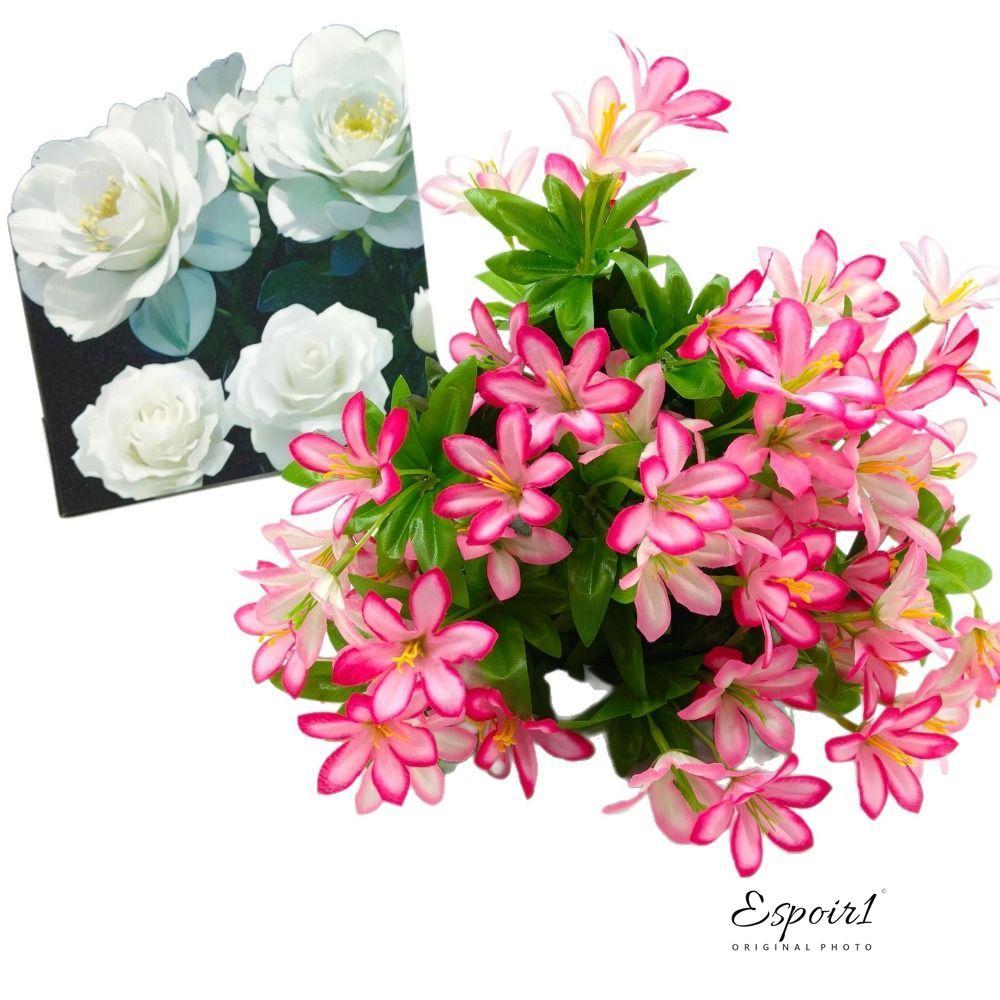 ESPOIR1 Nhân Tạo Morning Glory, Thực Tế DIY Hoa Morning Glory Hoa Nhân Tạo, Cây Giả Chất Lượng Cao M