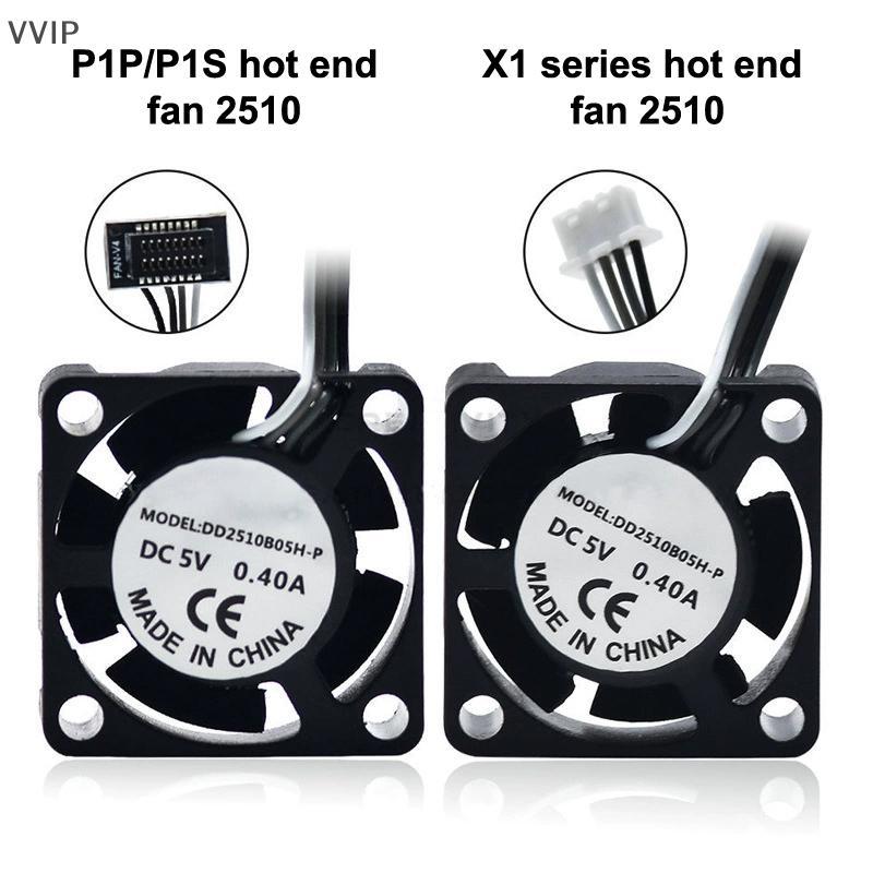 Quạt Vvvn 2510 Cho Bambu Lab X1 / P1 Quạt Làm Mát Hotend Có Cáp Quạt Làm Mát Nhanh Cho Bambu X1C P1S