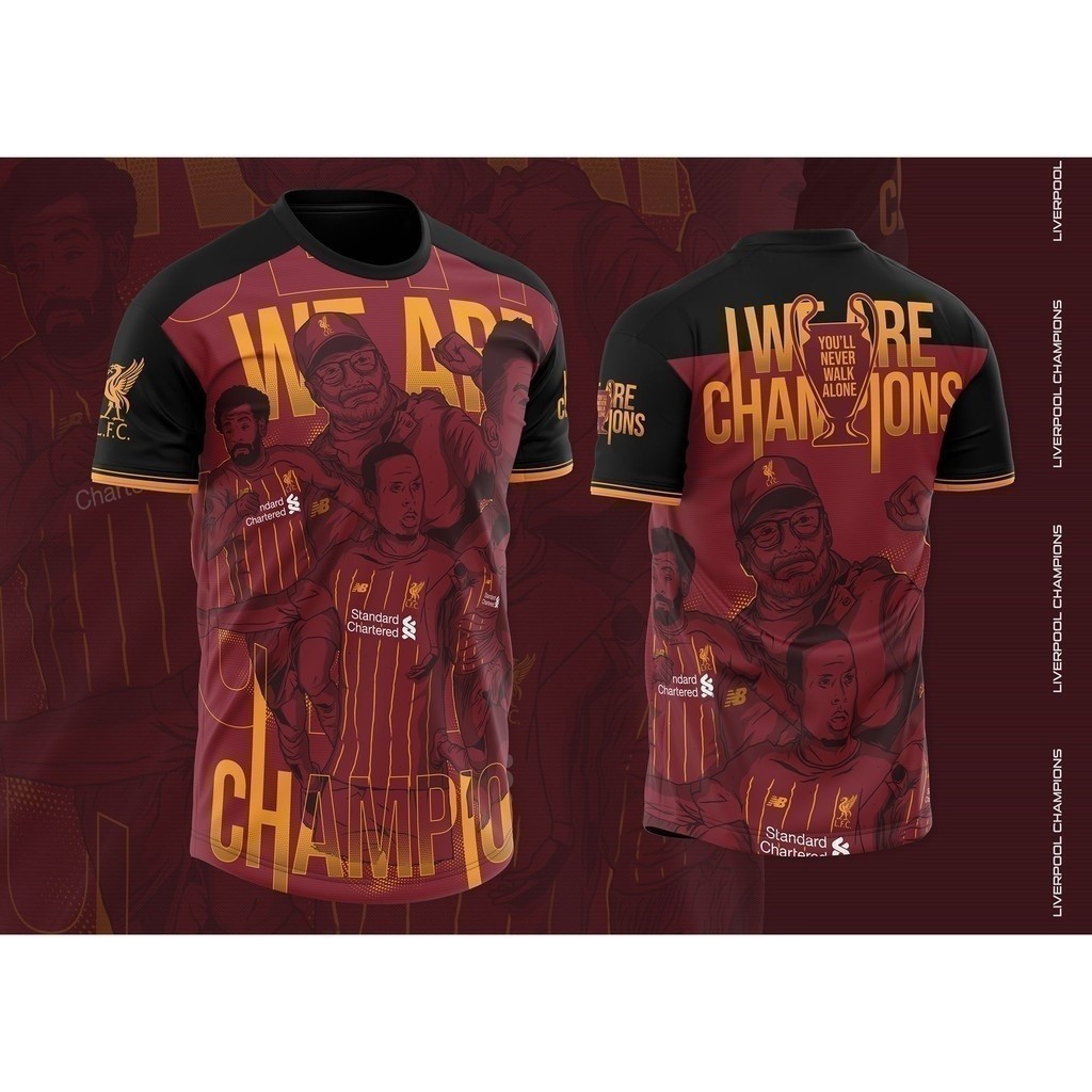 Áo thun - Liverpool Must Buy Áo thun / Baju Microfiber Jersi / Jersey Thăng hoa / Áo thun Jersey