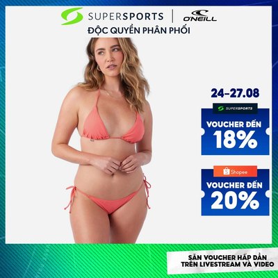Áo Bơi Bikini Nữ O'Neill Saltwater Solids Venice - Hồng - SP4474005-DBY