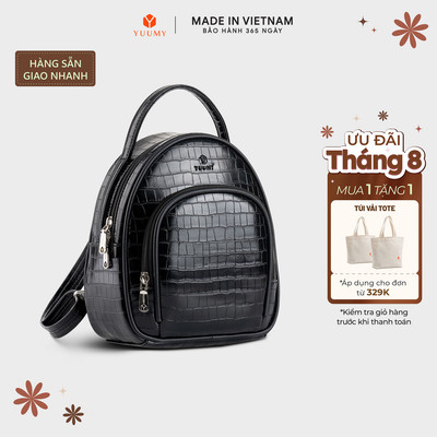 Balo Yuumy (Thời trang nữ mini phong cách năng động - Balo da Verein YBA91)