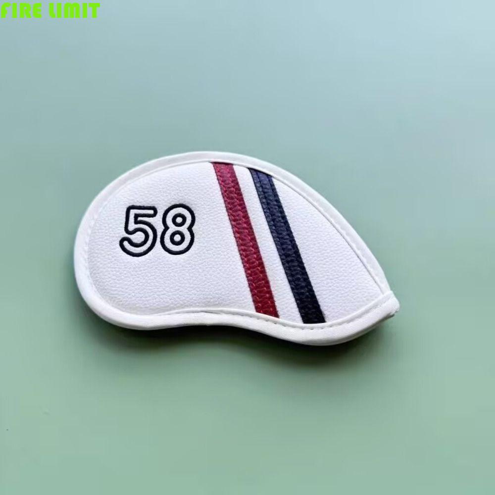 FIRE LIMIT Golf Wedge Cover, Da PU 56 58 60 Độ Sand Wedge Headcover, Universal Big Number 48 50 52 5
