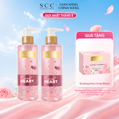 Combo 2 Sữa Tắm Nước Hoa Cao Cấp Cindy Bloom Jewel Sparkle Shower Gel - Hỗ Trợ Dưỡng Ẩm Và Dưỡng Sáng 480g