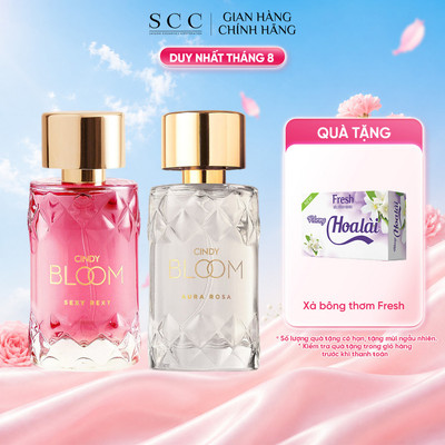 Combo Nước Hoa Nữ CINDY BLOOM Sexy Rexy Và Aura Rosa 50ml/chai