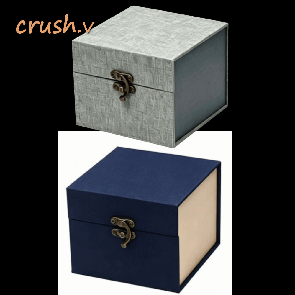 [CRUSH] Hộp đựng đầu búp bê BJD, Hộp đựng đầu búp bê bằng vải lanh bằng đồng, Hộp đựng đầu búp bê nố