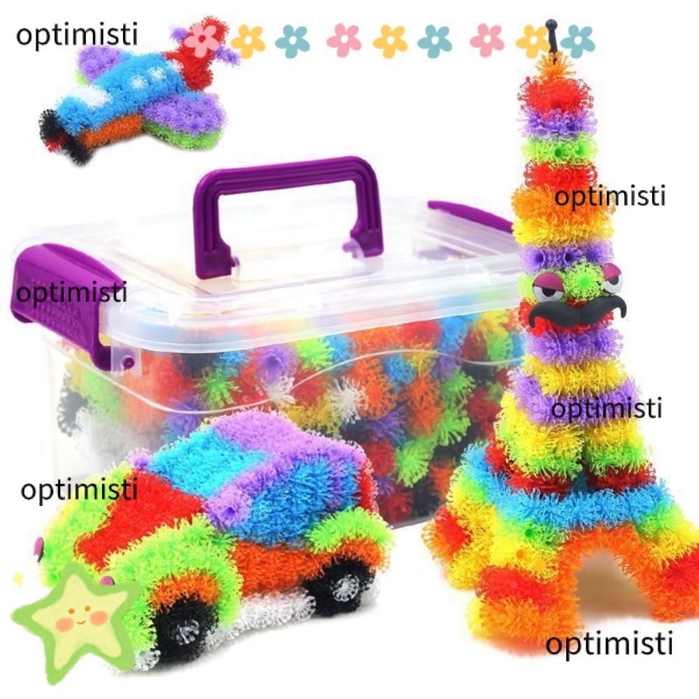 OPTIMISTI Thorn Balls, DIY Assembly Đồ chơi bóng dính linh hoạt, Đồ chơi xây dựng vui nhộn DIY Puffe