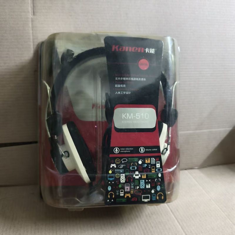 Dfdf Hàng tồn kho Hàng cũ Tai nghe máy tính Cắm kép Máy tính để bàn Tai nghe giọng nói chuyên dụng T