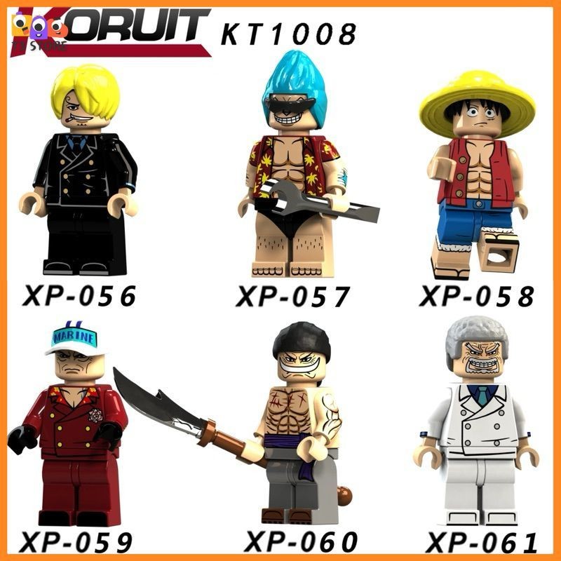One Piece Đồ Chơi Lắp Ráp Các Nhân Vật Truyện Tranh One Piece, Akainu, Râu Trắng