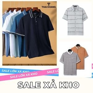  XMNP  HÀNG XẢ KHO  Áo sơ mi áo polo trung niên Thái Khang Sale lớn xả kho với nhiều màu sắc và kiểu dáng 