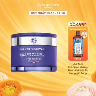 Kem Dưỡng Da Yves Rocher Chống Nhăn & Trẻ Hóa Dành Cho Mặt & Cổ 75ml