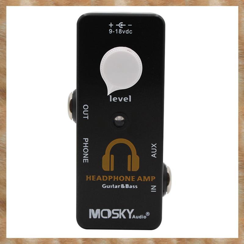 [K U Y G] Đầu bàn đạp hiệu ứng đàn Guitar AMP Micro Tai nghe Amp