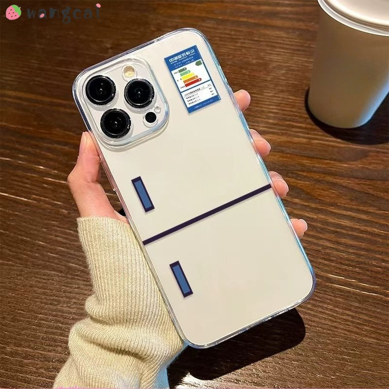 Dành Cho Meizu 22 Meizu22 5G Ốp lưng Đơn Giản Sáng Tạo Tủ Lạnh Trong Suốt Trong Suốt Vỏ Mềm Ốp Lưng 