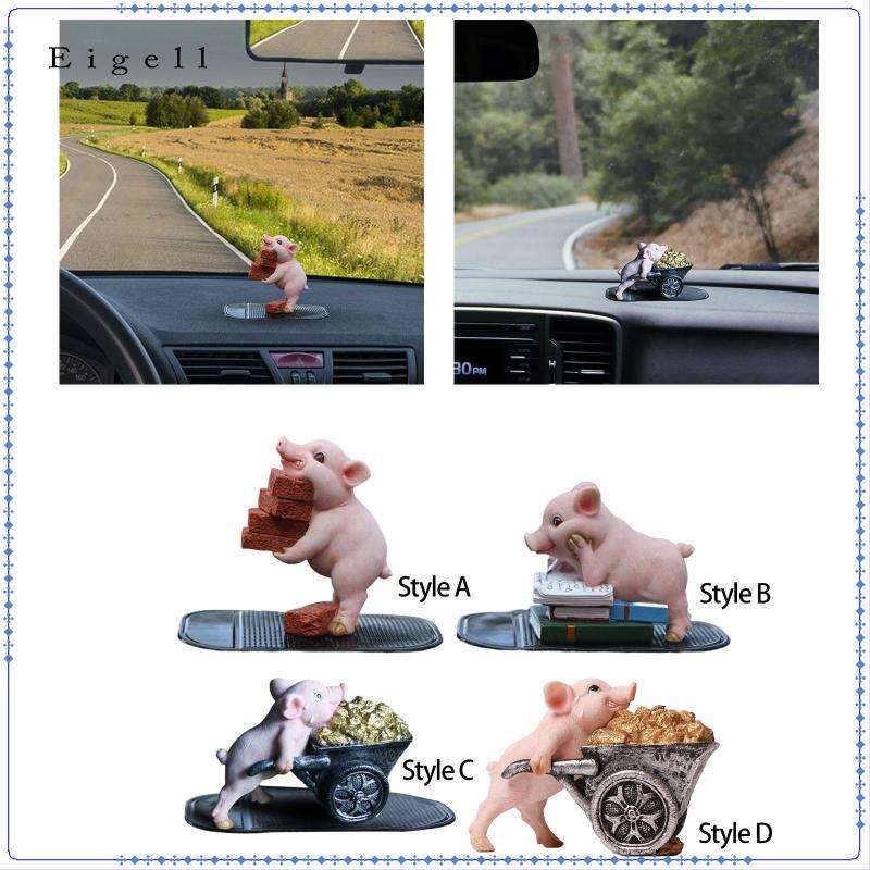 Eigl Thu Nhỏ Lợn Vườn Tượng Nhựa Hình Lợn Nhựa Lợn Điêu Khắc Trang Trí Lợn Trang Trí Cho Ngoài Trời 