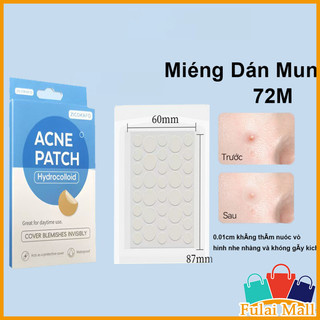  【72 MIẾNG Miếng Dán Mụn BHA Siêu Mỏng 0.01cm Hút Nhân Mụn Dán Mụn Trong Suốt Che Mụn Hoàn Hảo Dùng Được Với Makeup 